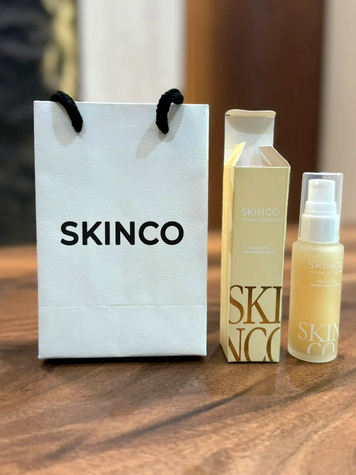 Customer photo of SKINCO products
